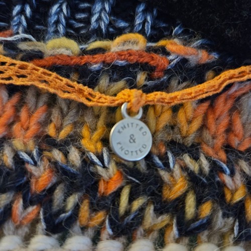 Knitted & Knotted Anthropology Woman SZ S Multicolor Michela Wool blend Sweater - Picture 4 of 7