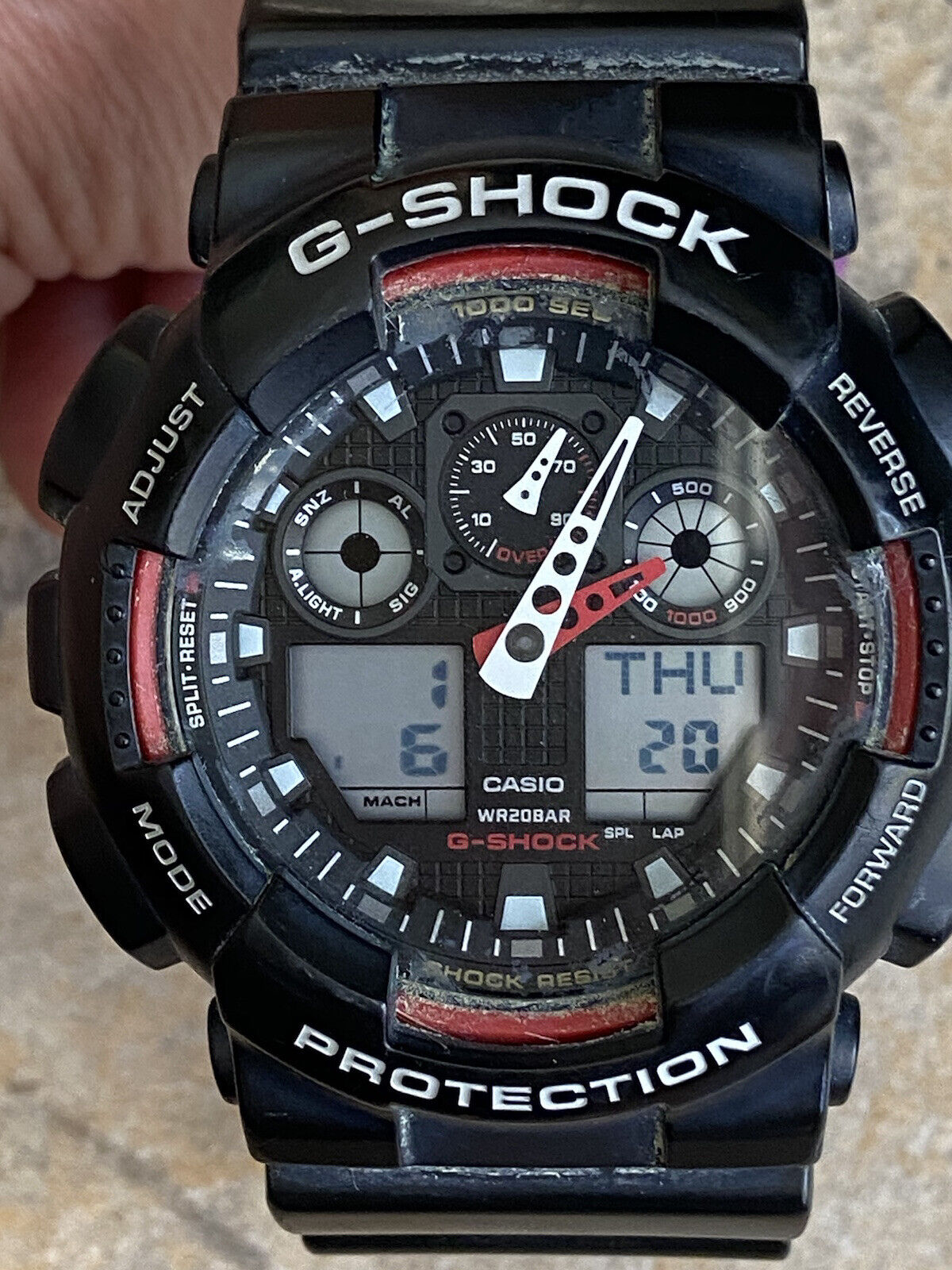 Bewolkt voordelig accu Vtg Casio G-Shock ga-100 5081 Watch | eBay