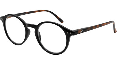 SASHA - tolle Fertiglesebrille aus Kunststoff mit Federscharnier in Schwarz
