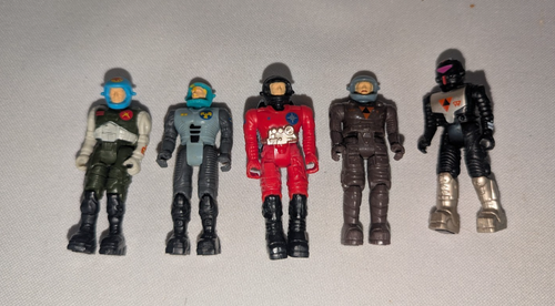 Vintage 1980’s Coleco Starcom Lot of 5 Action Figures