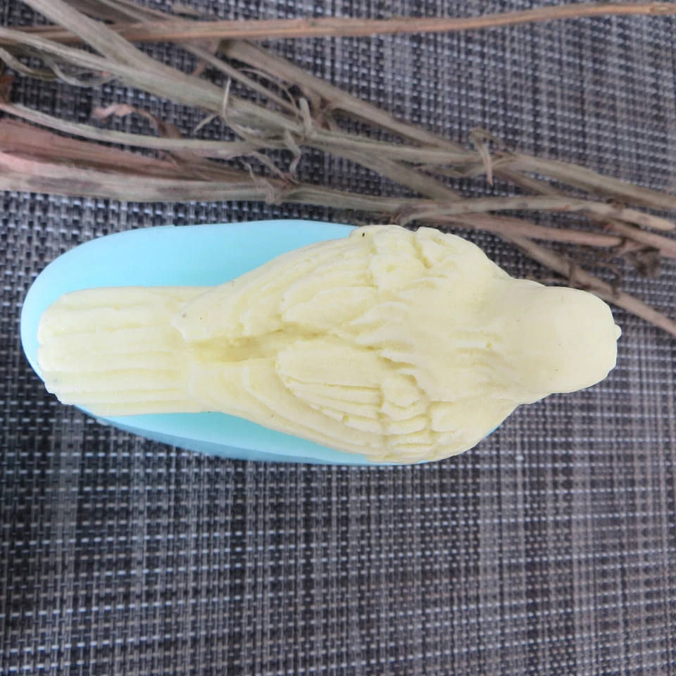 Molde de sabonete feito à mão S9353 3D pássaro pardal aroma realista pedra vela - Imagem 4 de 4