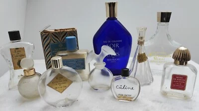 Lot 10 Flacons Anciens. Bourjois, d'Orsay, Patou, Worth, Ricci. Très bon état - Photo 1/4