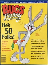 Bugs Bunny 50'th Anniversary Birthday Tribute Magazine Chuck Jones Special Ed.