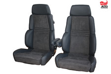 2 Recaro Orthopäd 04 neues Model Armlehnen Leder Alcantara neu bezogen