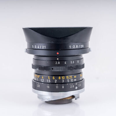 LEITZ  ELMARIT 28/2.8 レンズ LEITZ Leica Elmarit M 28mm/F2.8 Ver.II Lens Yr.1972 Canada #10925