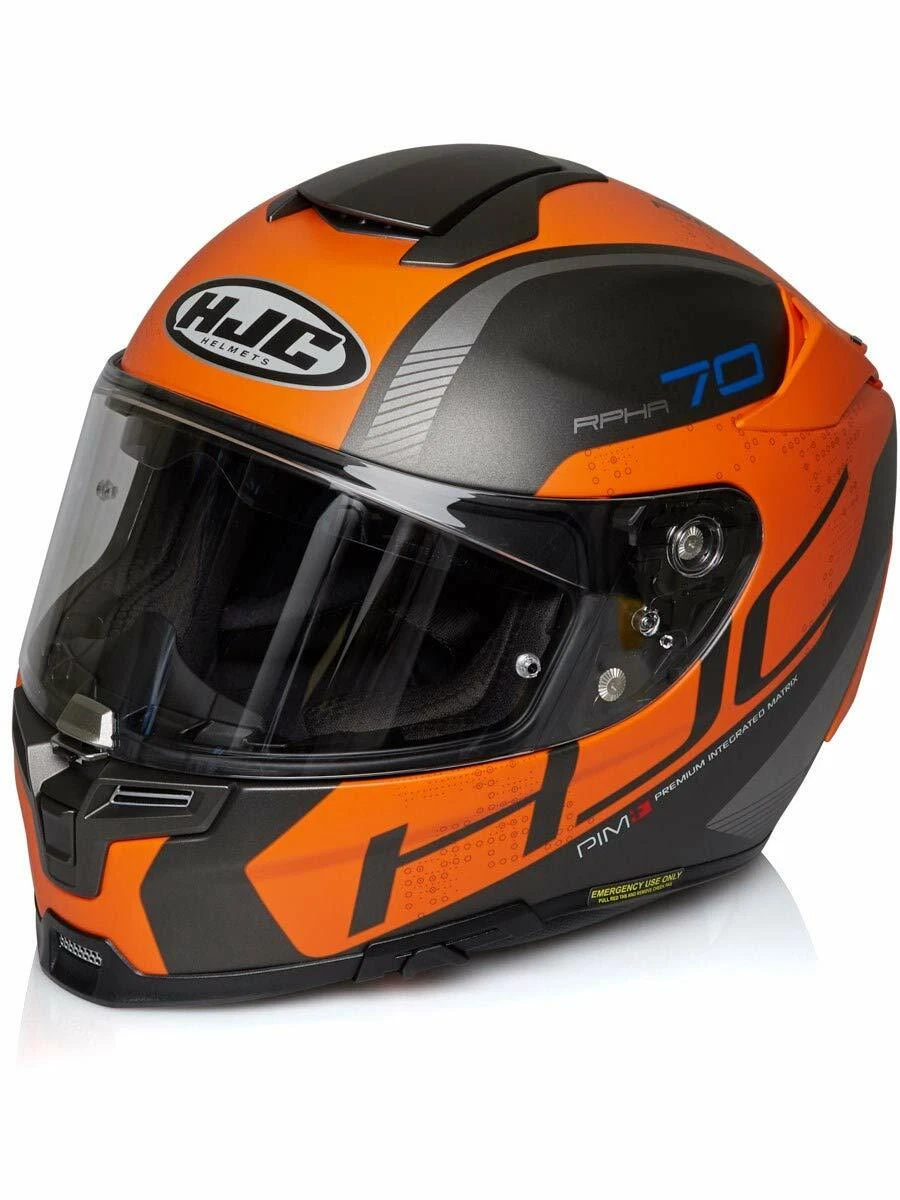 HJC RPHA 70 ST VIAS HELMET MC7S ORANGE SIL BLK SMALL 1704 772 eBay