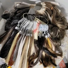 Lot Of Vintage Hair Color Swatch Rings Wig Hair Color Options Revlon Among Other