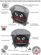 2 Row Aar Champion Radiator W 16 Fan For 1917 - 1927 Ford Model T Ford Config 2 Row Aar Champion Radiator W 16 Fan For 1917 - 1927 Ford Model T Ford Config