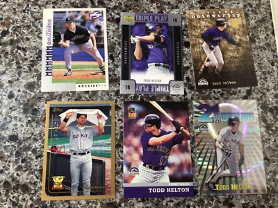 U-Pick Todd Helton SINGLES Rockies  - YOU PICK ANY CARD(S)