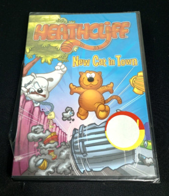 NEW DVD Heathcliff New Cat In Town + Cadillac Cats Episodes DiC SEALED *FLAW*