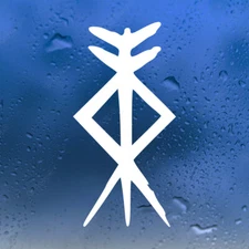Prosperity Bindrune Vinyl Decal - Viking Norse Symbol - Die Cut Sticker