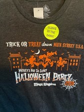 Disney Mickey s Not So Scary Halloween Party 2019 Size 2XL Shirt Glow In Dark