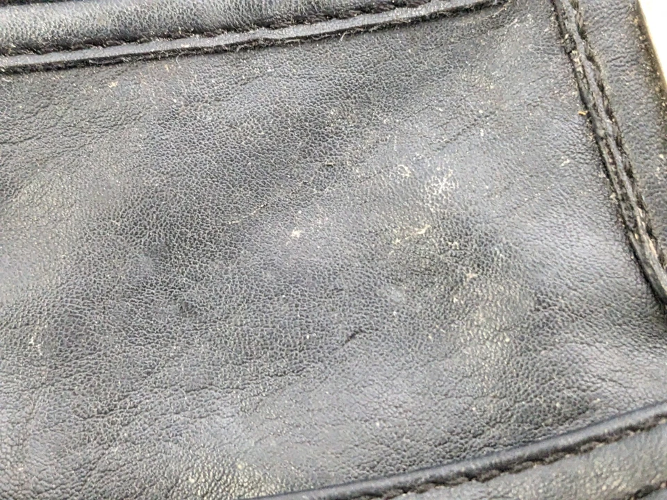 Tyler Rodan Black Faux Leather Purse Handbag Multi Pocket Compartment - Image 4 of 4