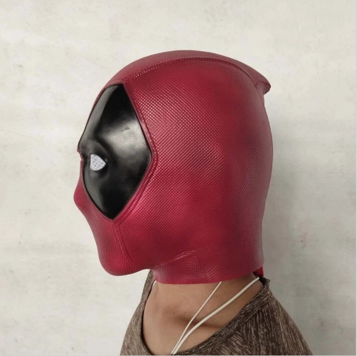 Deadpool Costume Mask Adults Fancy Dress Theme cosplay Party Props - Image 4 of 4