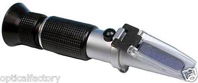Brand New! 0-32%ATC Brix Refractometer Wine Beer CNC Fruits Vegetables Beersmith
