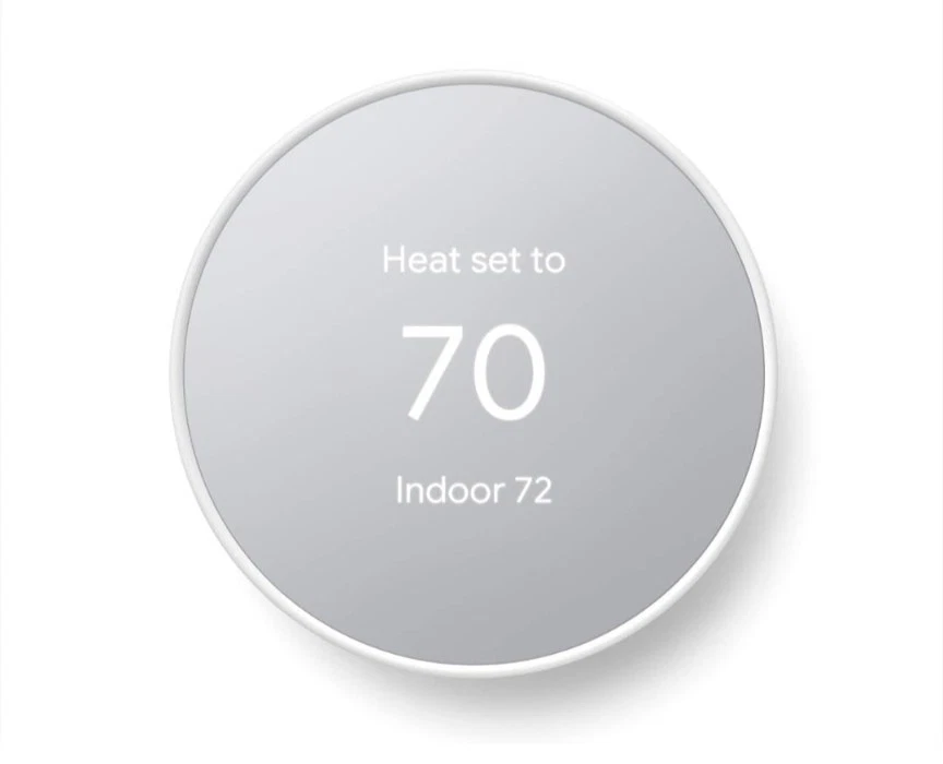 Google Nest Smart Programmable Thermostat Snow (GA01334-US)