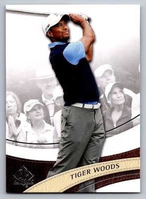 2013 UPPER DECK SP GOLF CARD #1 TIGER WOODS