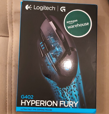 Logitech G402 Hyperion Fury Gaming-Maus Schwarz Blau Modell G402 Hyperion Fury