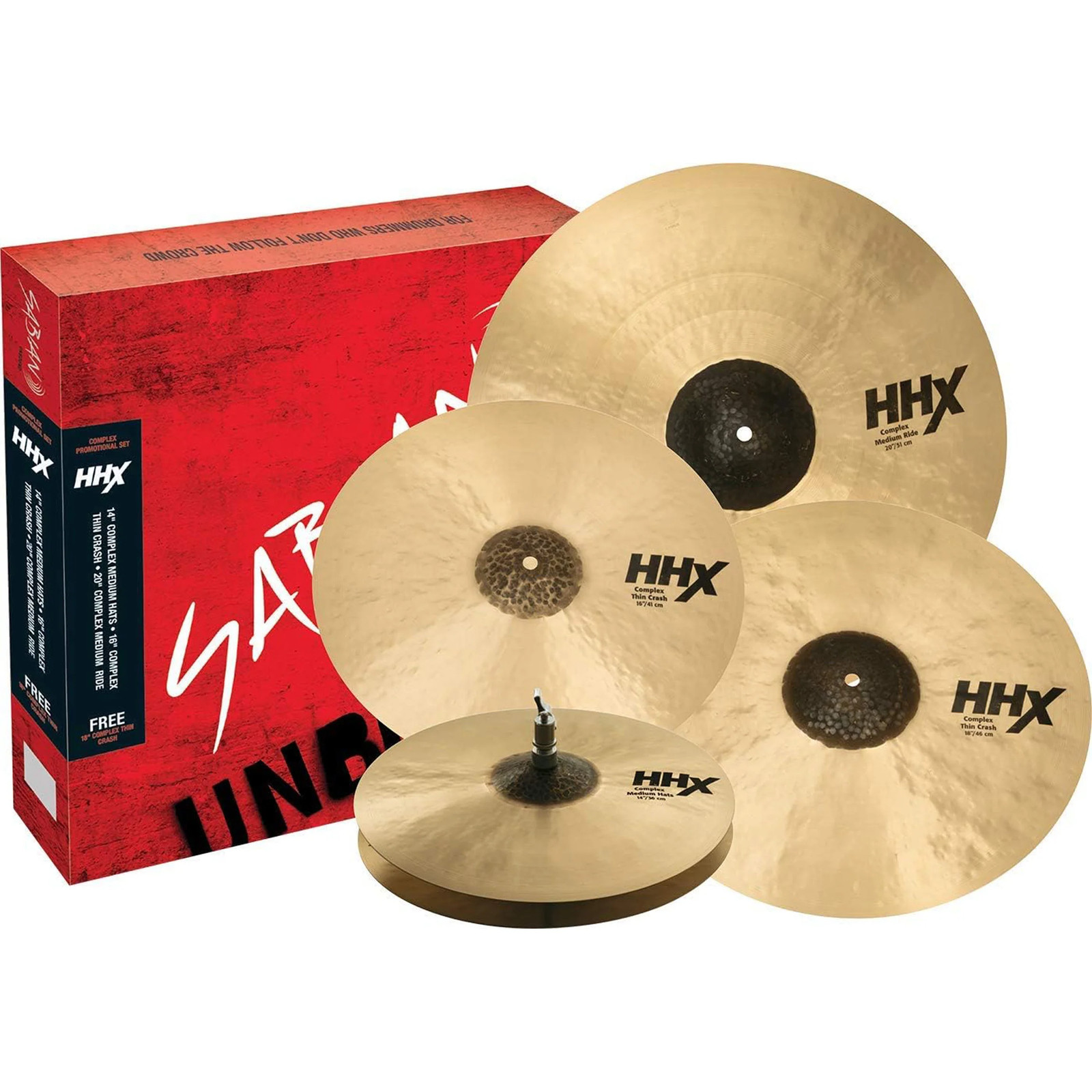 Sabian HHX Complex 4-Piece Promotional Cymbal Set 244090₽
