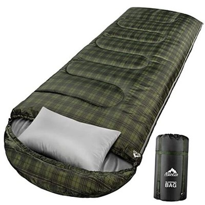  0 Degree Winter Sleeping Bag for Adults Kids with Pillow, Cold Weather 