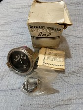 NOS Stewart Warner 2-5/8 Amperes Ammeter Gauge 82404 Made in the USA