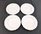 (Set of 4) Vintage Indiana Colony Harvest Grapes Milk Glass Dinner Plates