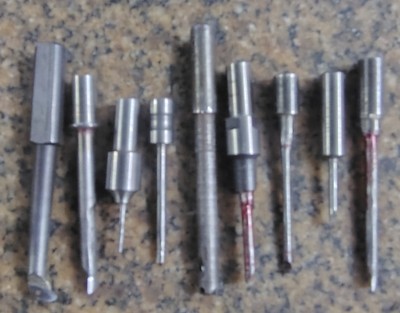  SET OF BORING TOOLS 9 Pcs