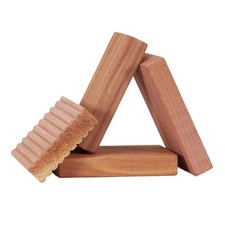 Cedar Fresh Cedar Blocks, 4 Pack, Solid Redwood Natural
