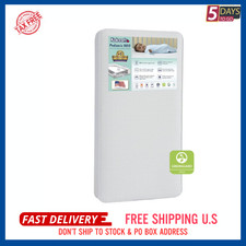 Kolcraft Pediatric 800 Extra Firm Baby Crib  Toddler Mattress, 80 Coil, Ecru