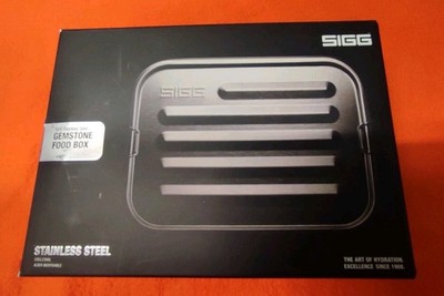 SIGG - Gemstone Food Box, hochwertige und robuste Lunchbox aus Edelstahl