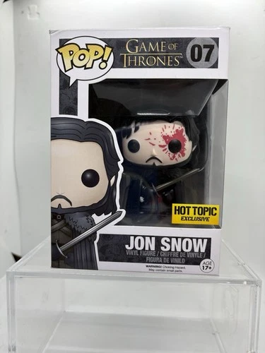 Funko Pop! Vinyl: Game of Thrones - Jon Snow - (Bloody) - HBO Hot Topic...
