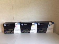 Genuine HP 644A Cyan  Yellow  Magenta Toners BRAND NEW AND SEALED