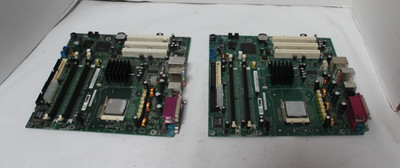 Lot of 2 Dell Dimension E210882 Motherboard 0M3918 Intel Pentium 2.80 GHZ CPU