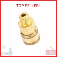 Forney 75126 Quick Coupler Male Socket, 1/4inch M-NPT, 5,500 PSI