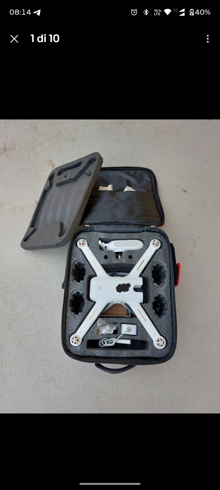 Xiaomi Mi Drone 4k  + Zaino + android compatibile