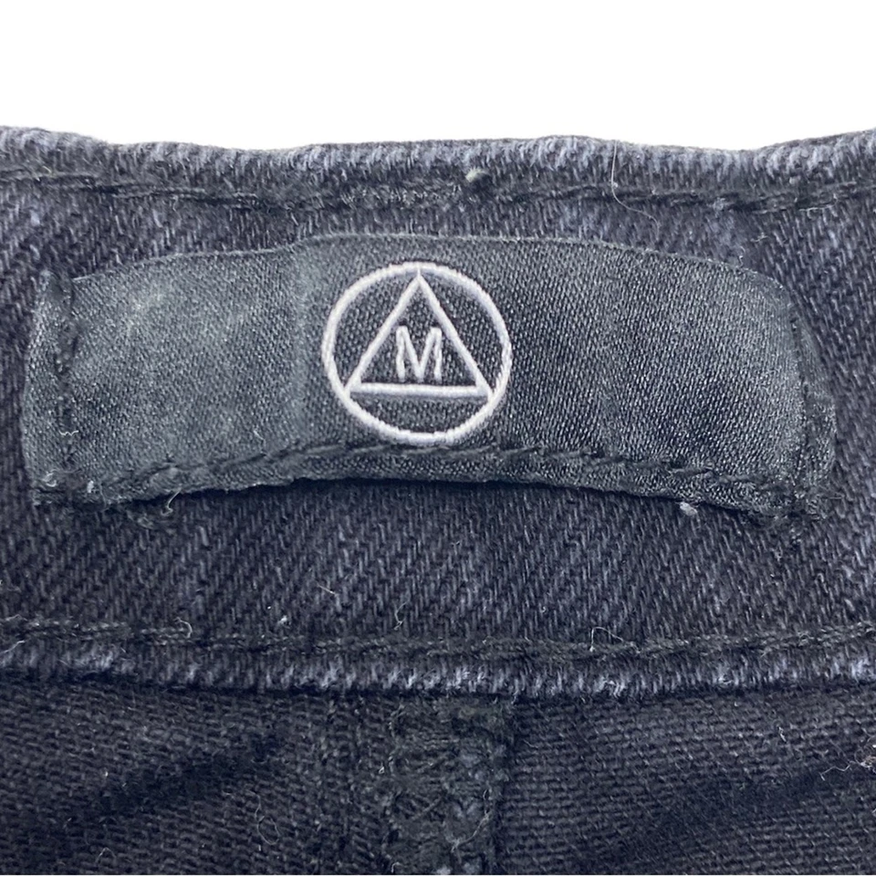 MISSGUIDED молотый высоты черный Jean шорты необработанный кромки женщин размер 8 - Изображение 4 из 4