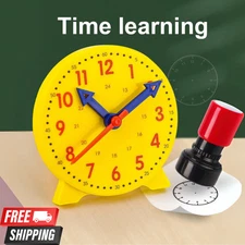Learning Clock for Teaching Time Resources Time Activity Home & School Supplies