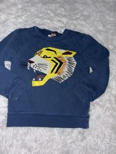 Tea Collection Boys Sz. 3 Blue Lion Sweatshirt. Soft, Grt. Quality