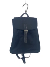 PRADA Backpack in Black Embossed Nylon