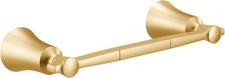 Moen YB0386BG Flara 9-Inch Single Hand -Towel Bar in Brushed Gold