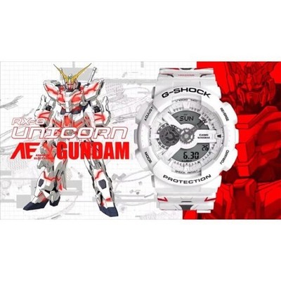 G Shock GA-110MW-1 RX-0 Unicorn Gundam | eBay
