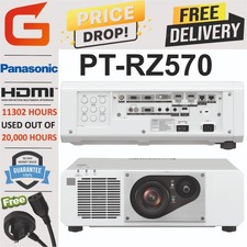 Panasonic PT-RZ570 5400 Lumen Projector (11302 HRS USED OUT OF 20,000 HRS)