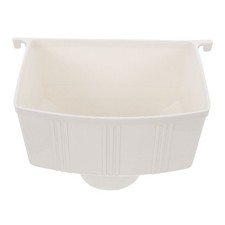 Reusable Plastic Downspout Adapter White for Outdoor Rainwater Collection System