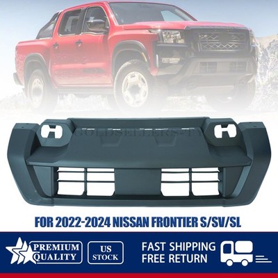NEW Front Bumper Cover Fascia 620269BU0E For 2022-2024 Nissan Frontier S/SV/SL