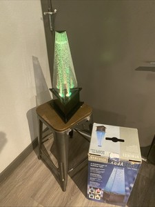 Homedics Body Basics Aquascape Small pyramid Illuminated Bubble Light