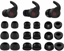 9 Pairs Ear Tips Set Compatible with Beats Fit Pro, Memory Foam S/M/L, Black