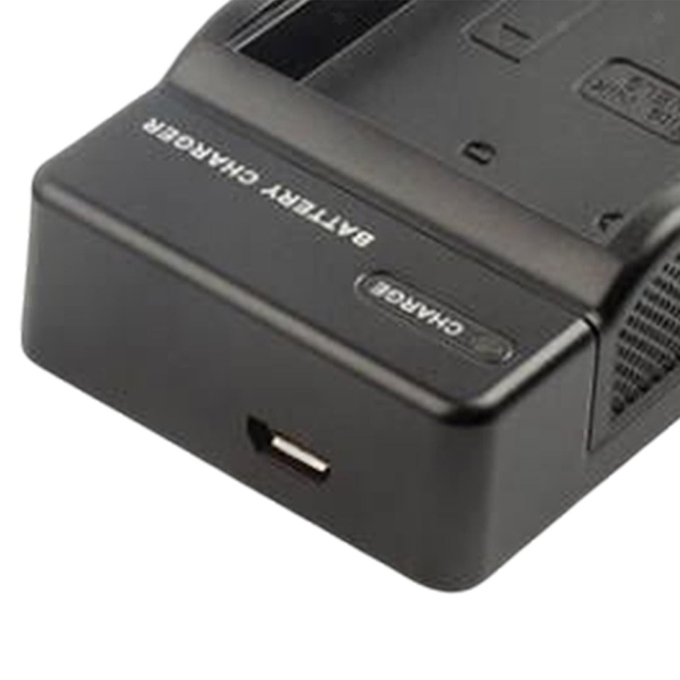 Caricatore USB Per Batterie Nikon EN-EL9 - Compatibile Con D3000, D40, D5000, D60, Design Compatto