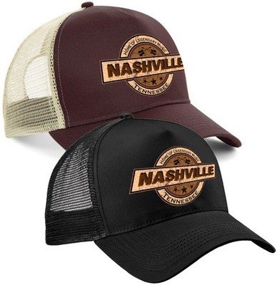 Hellmotors Nashville Trucker Cap V8 Old School Hot Rod Biker Basecap V8