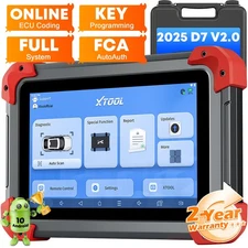 2025 XTOOL D7 OBD2 Diagnostic Scanner Full System Diagnostic Key Program Tool