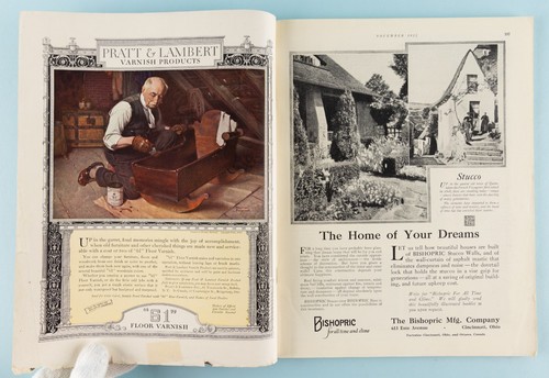 Vintage HOUSE BEAUTIFUL Magazine November 1922 Cover Artist Maurice Day - Picture 5 of 22